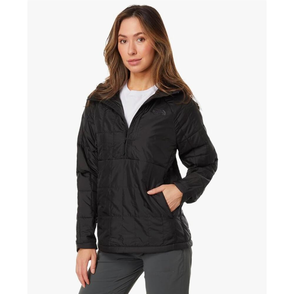 The North Face Circaloft 1/4 Zip Jacket Black – Women's 2XL (No Packable Pouch)